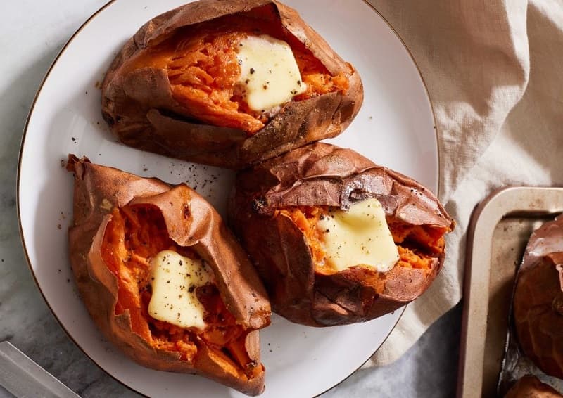 Perfect Baked sweet Potato